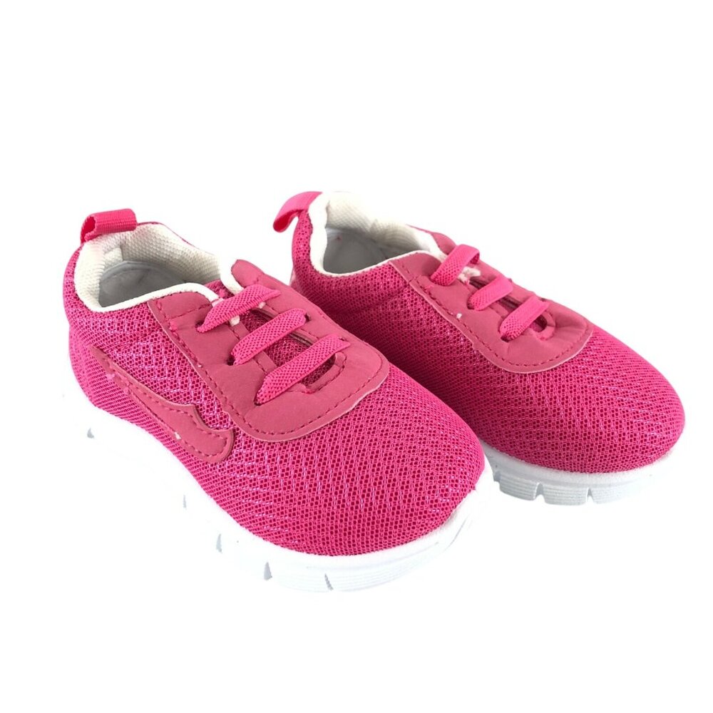 Toddler Girls Mesh Sneakers Athletic Slip On Pink US Size 5 Little Star